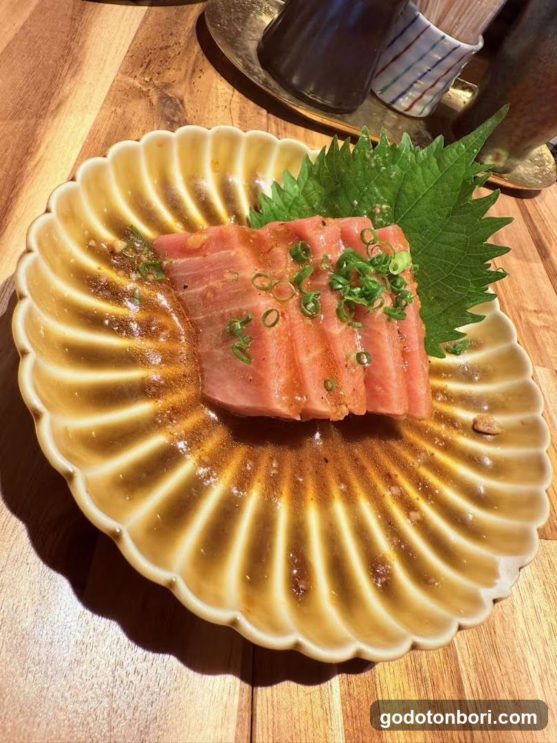 Sashimi Platter with Shiso Leaf