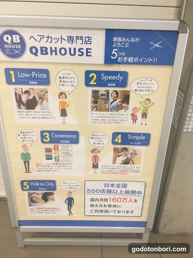 QB HOUSE Namba City Shop