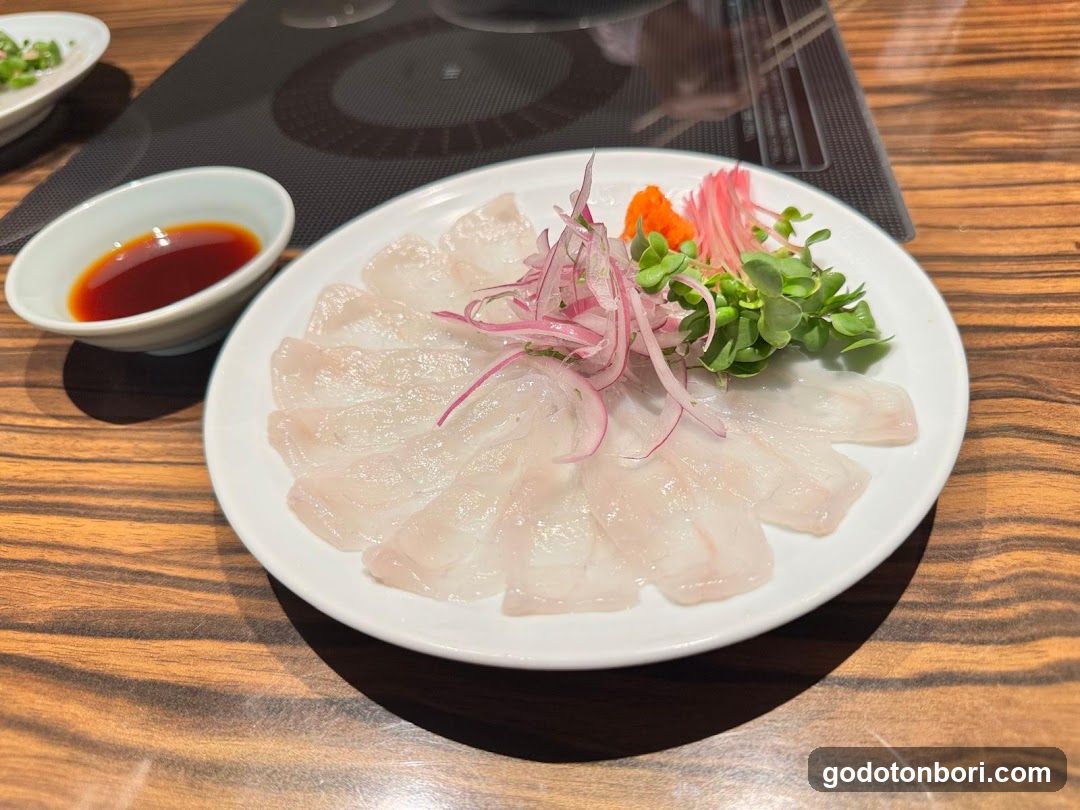 Sashimi Platter with Soy Sauce