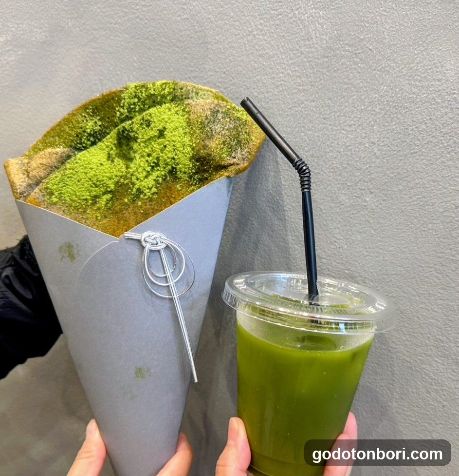 Matcha Dessert and Drink