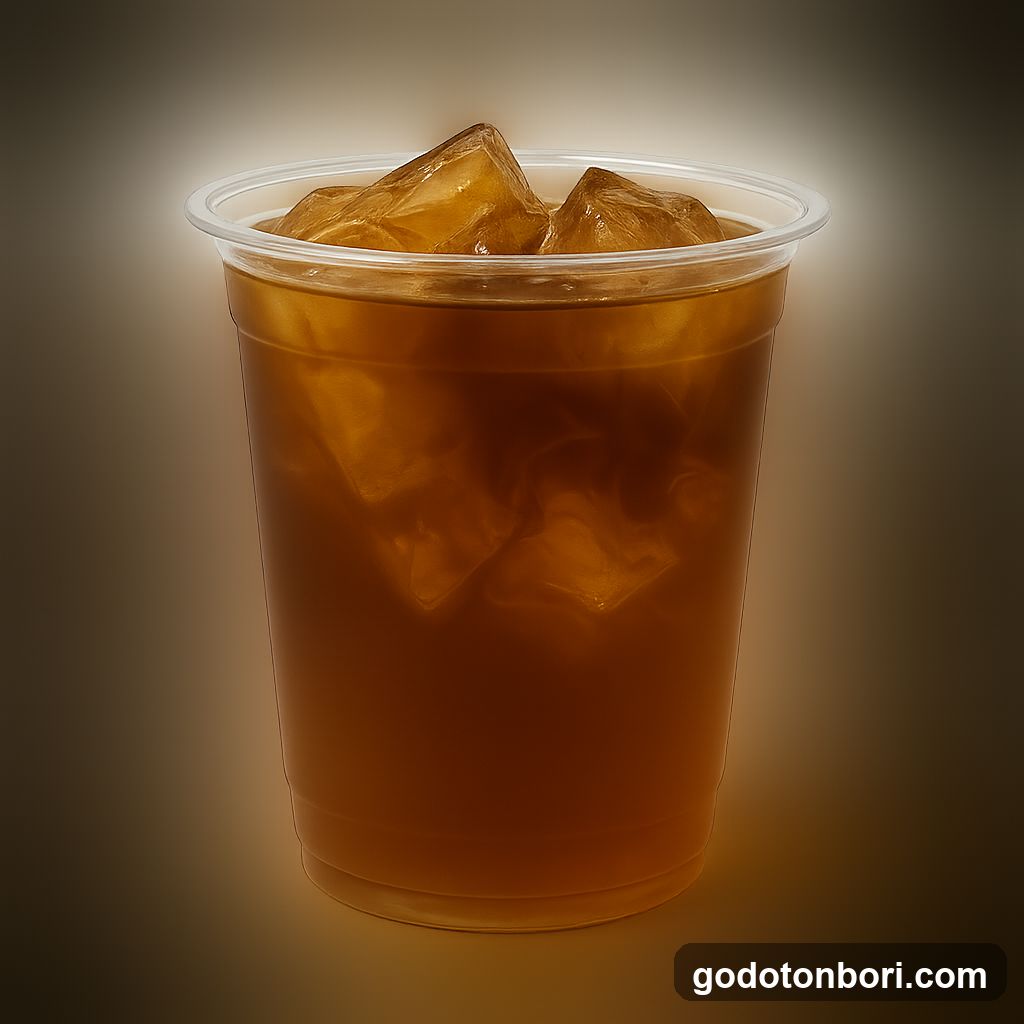 Iced Tea in Plastic Cup