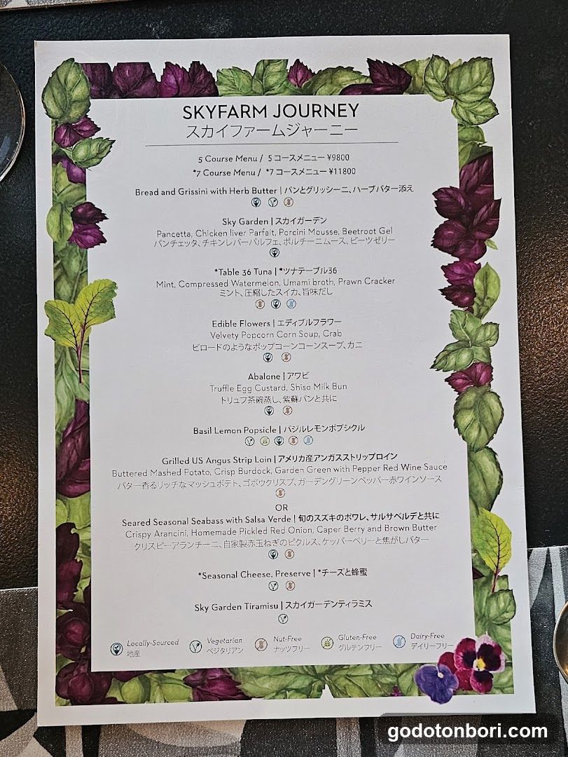 Skyfarm Journey Menu