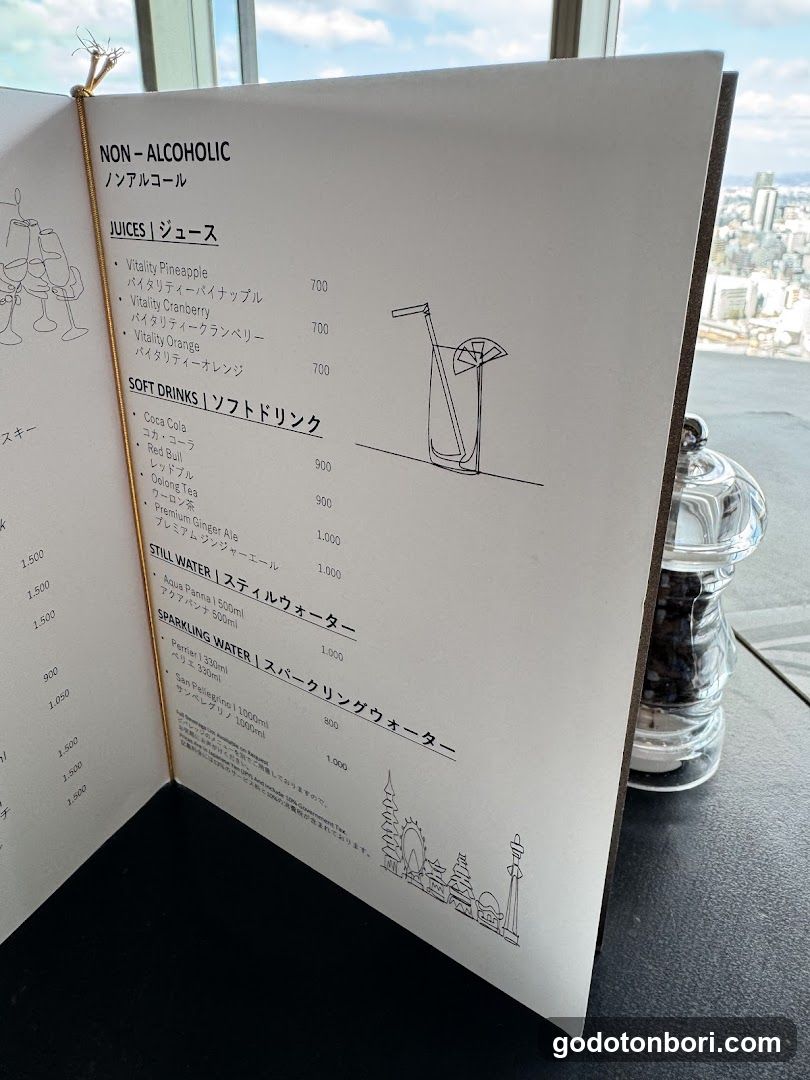 Non-Alcoholic Menu