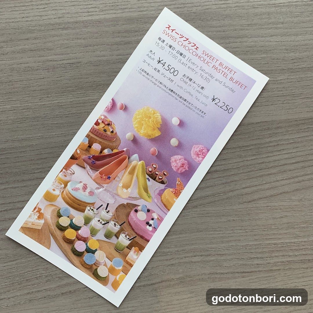 Swiss Chocoholic Pastel Buffet Flyer