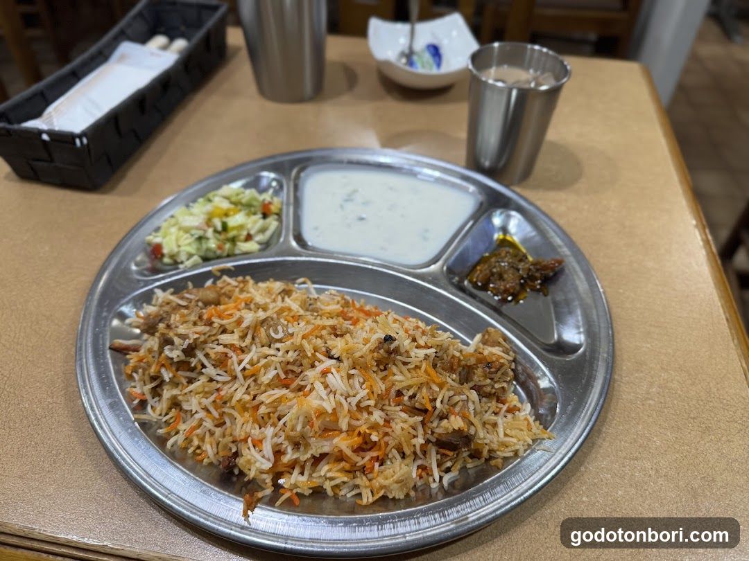 Biryani Plate with Side Dishes
