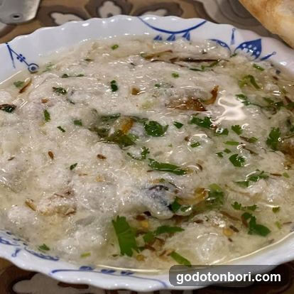 Congee with toppings