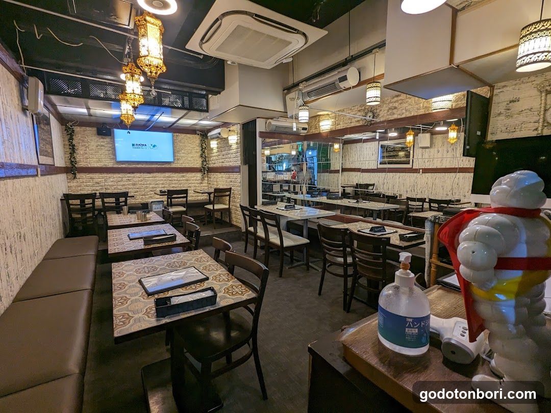 Restaurant Interior with Decorative Elements