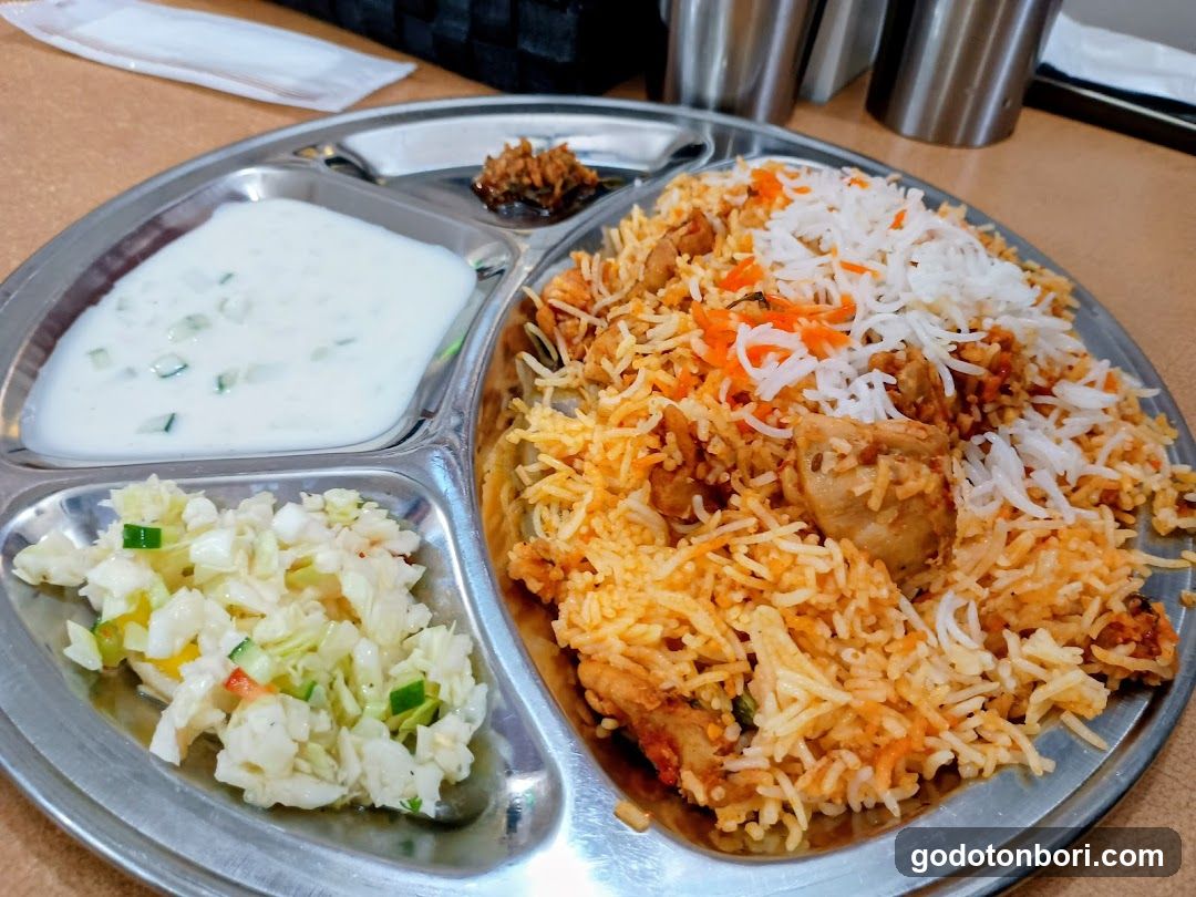 Biryani Plate with Side Dishes