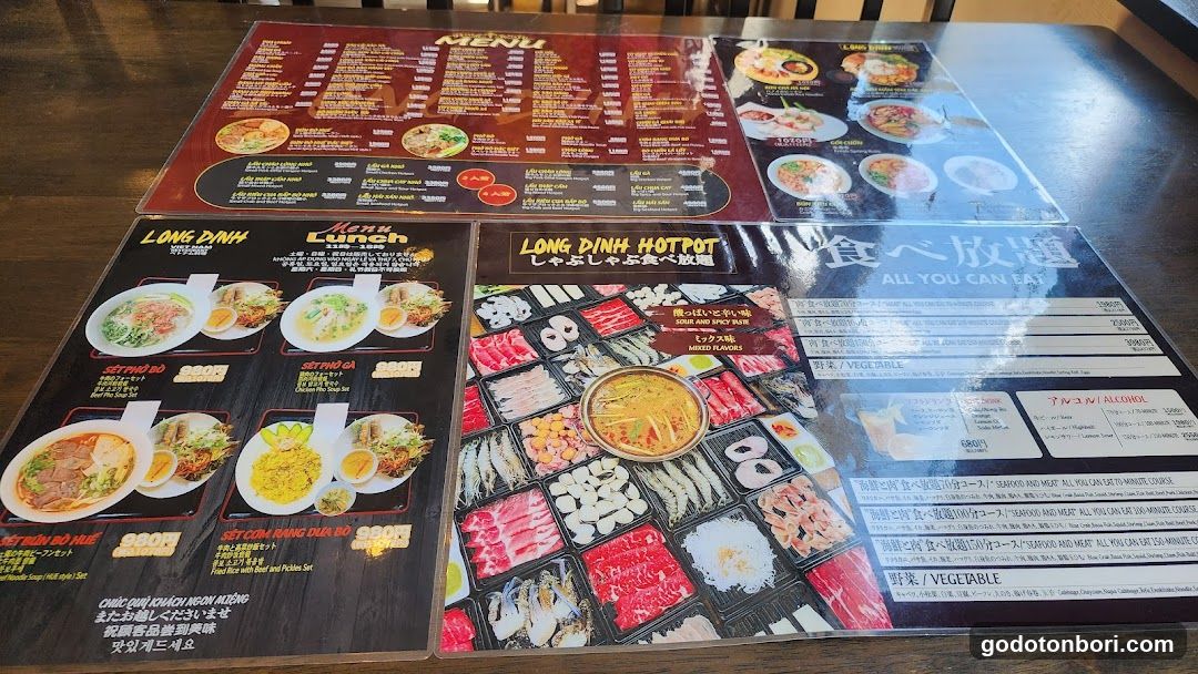 Dining Menu Display