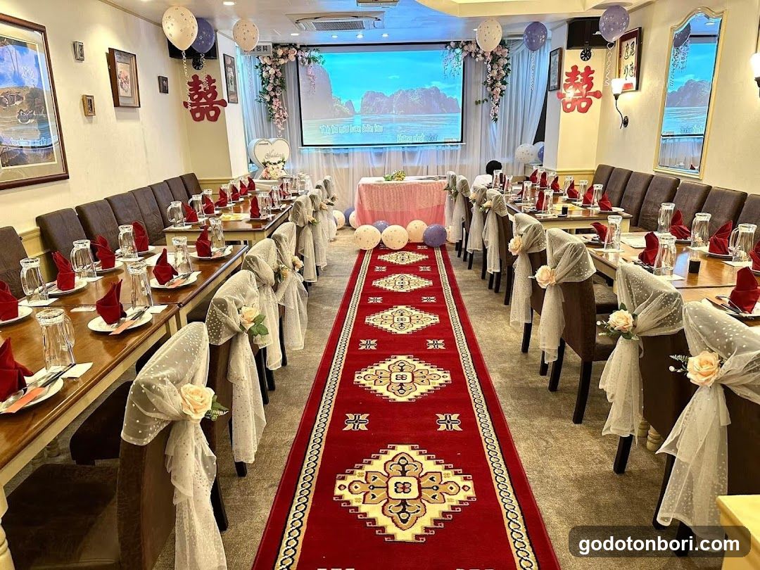 Decorated Restaurant Interior