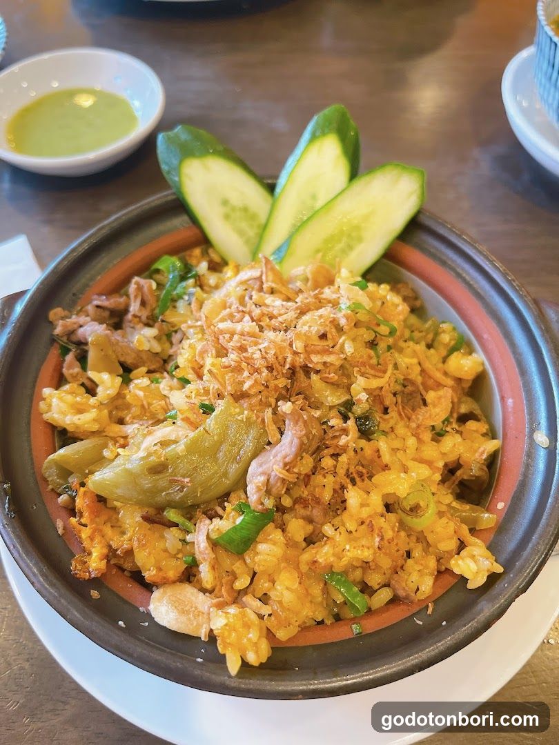 Fried Rice with Pickles and Cucumber