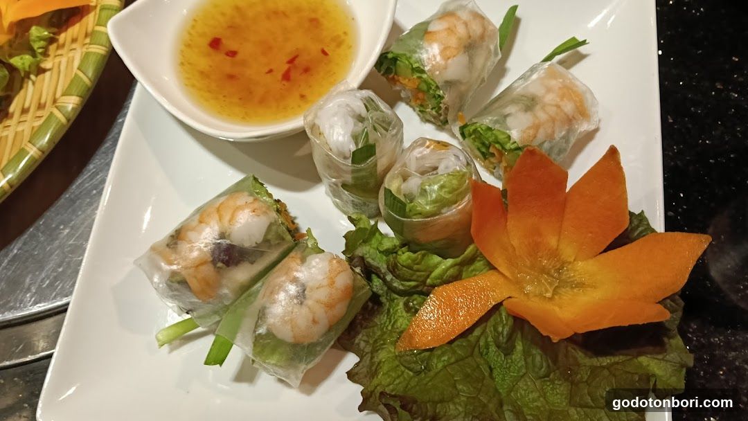 Spring Rolls with Dip