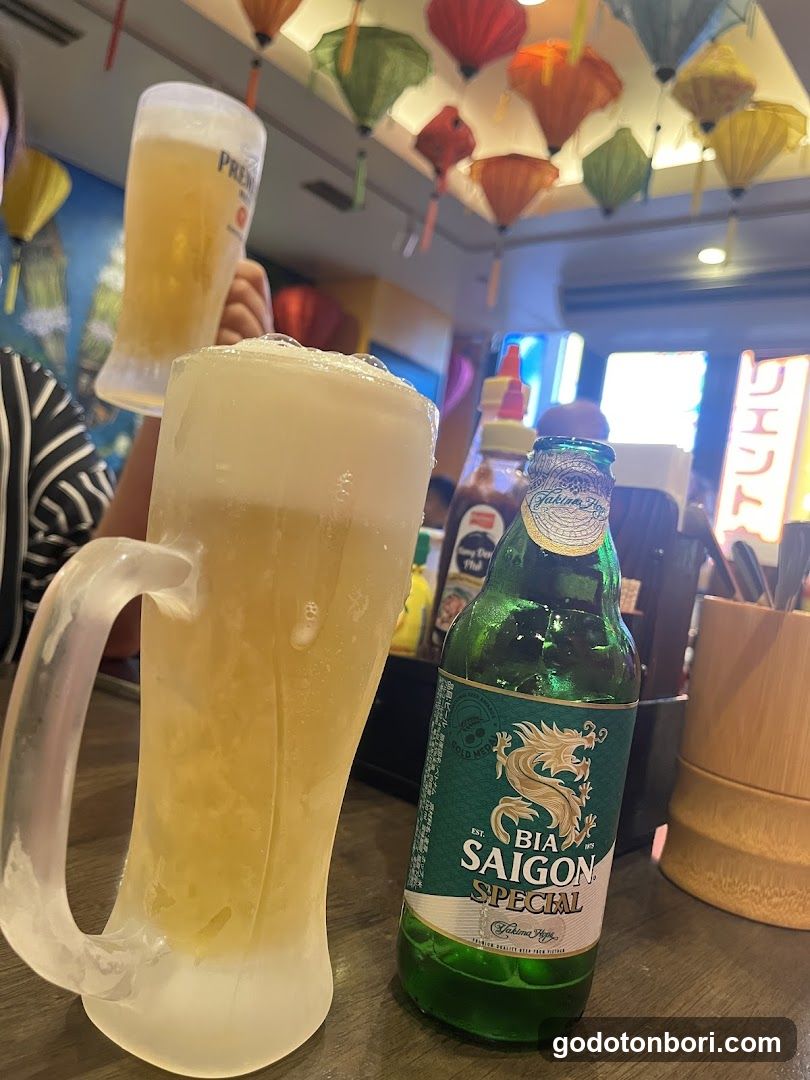 Bia Saigon Special Beer Mug and Bottle