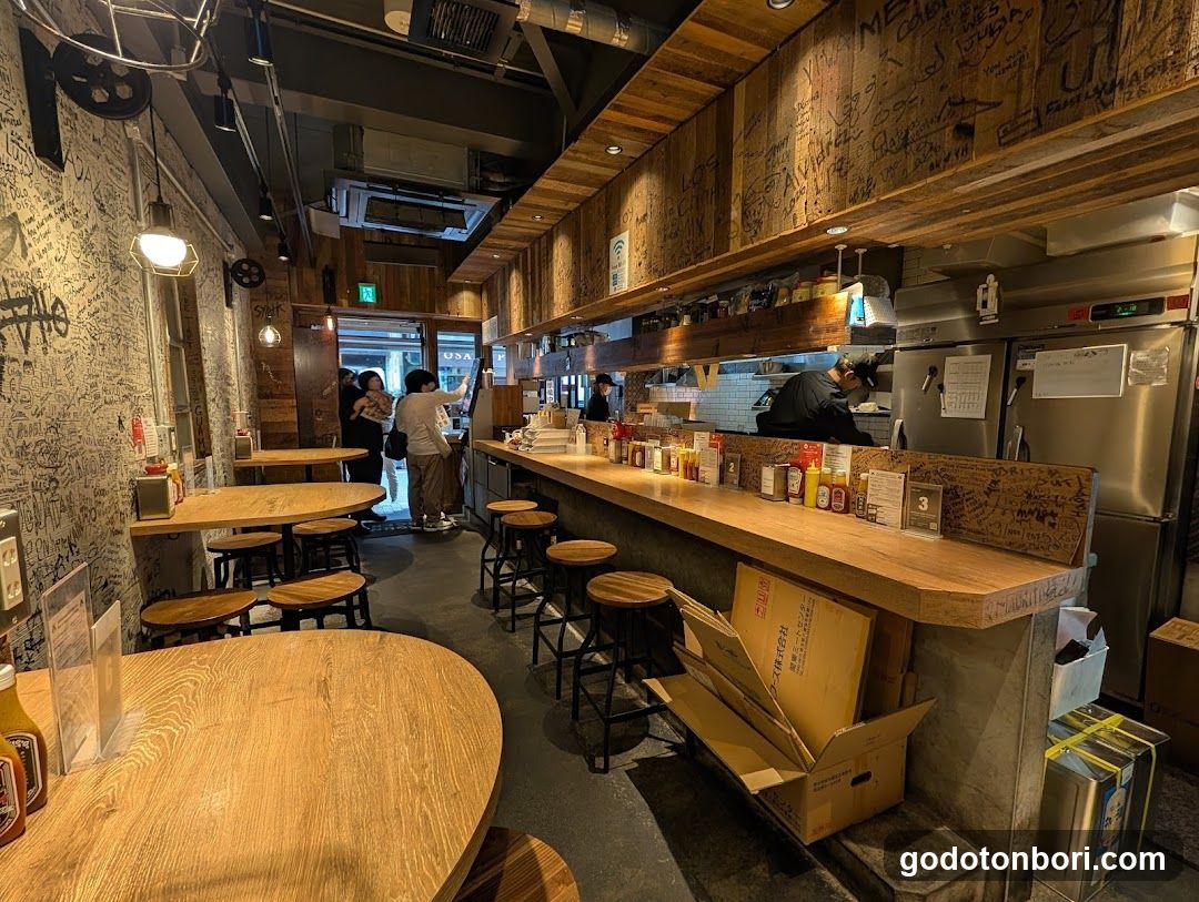 Interior of a cozy café or bistro