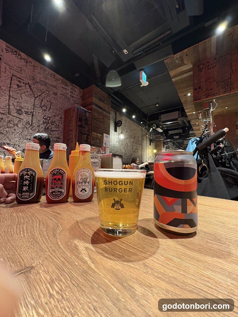Shogun Burger Interior Table Scene