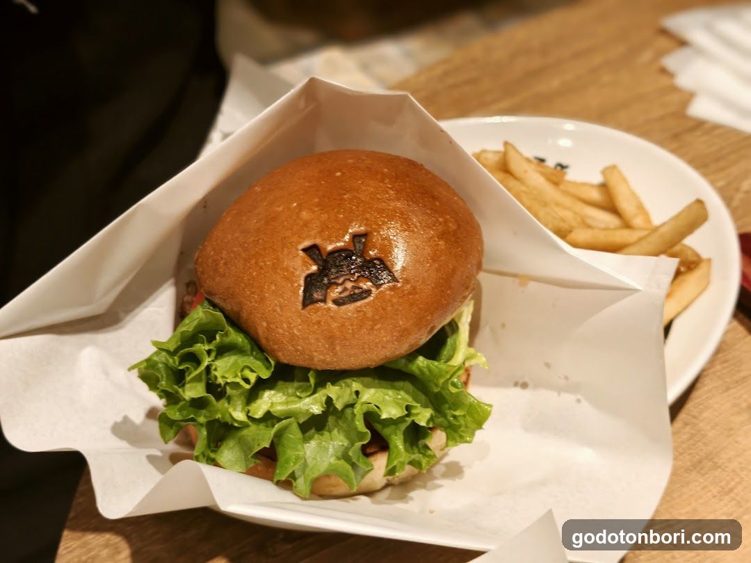 Burger with French Fries