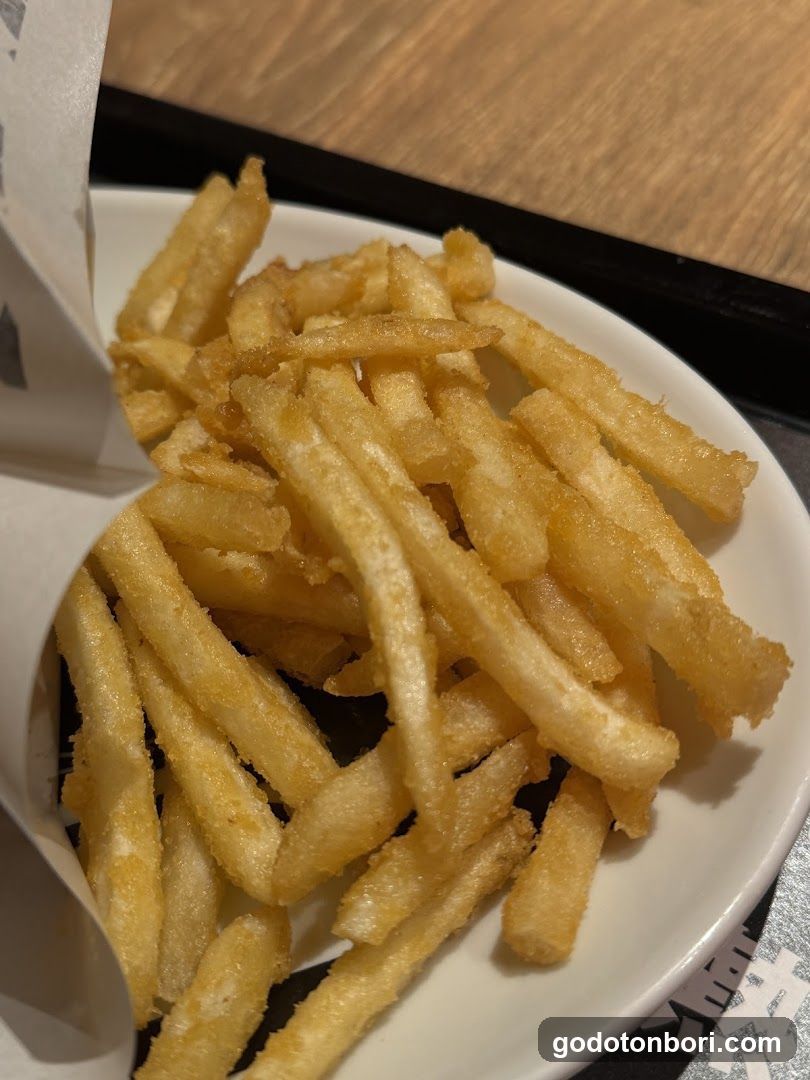 Fries on a plate