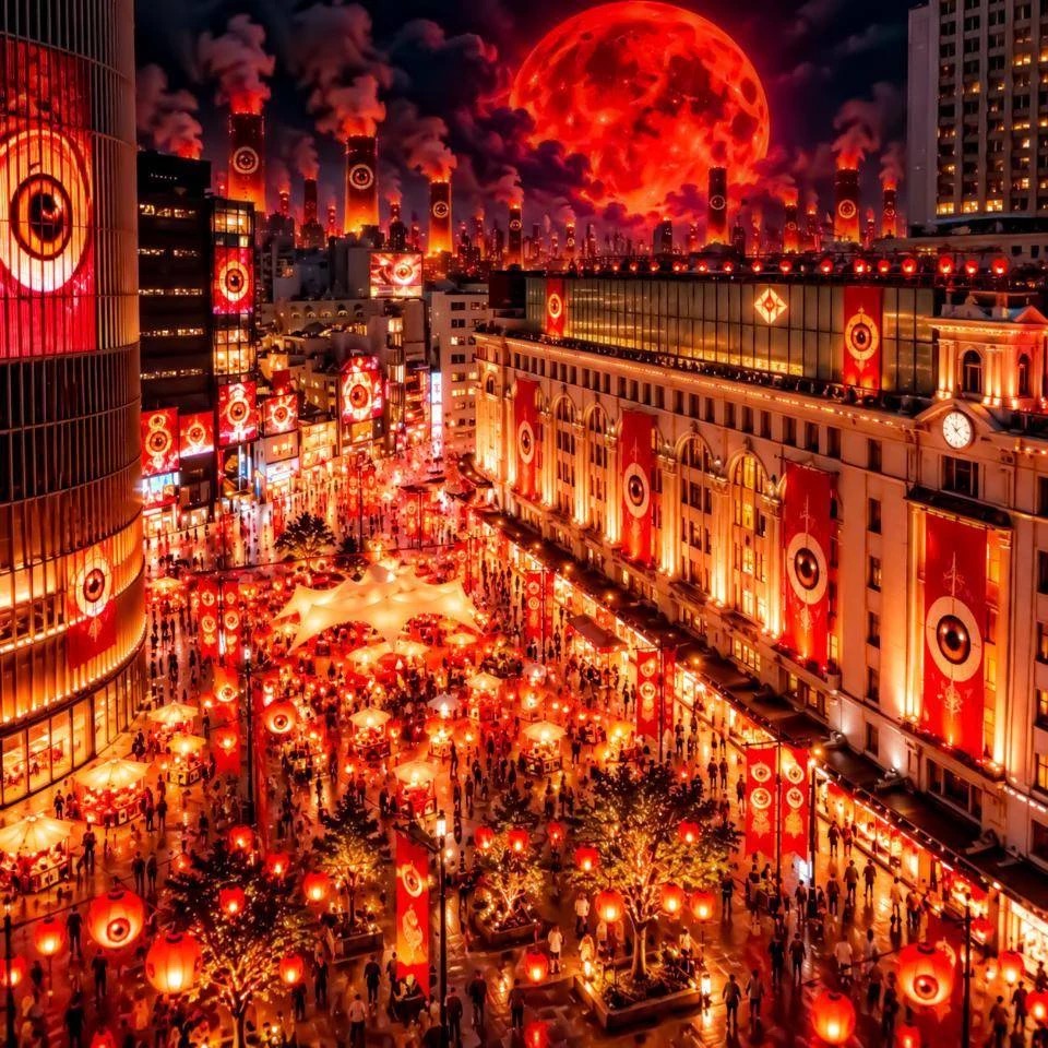 XR experience key visual for CHIMNEY TOWN HALLOWEEN in NAMBA