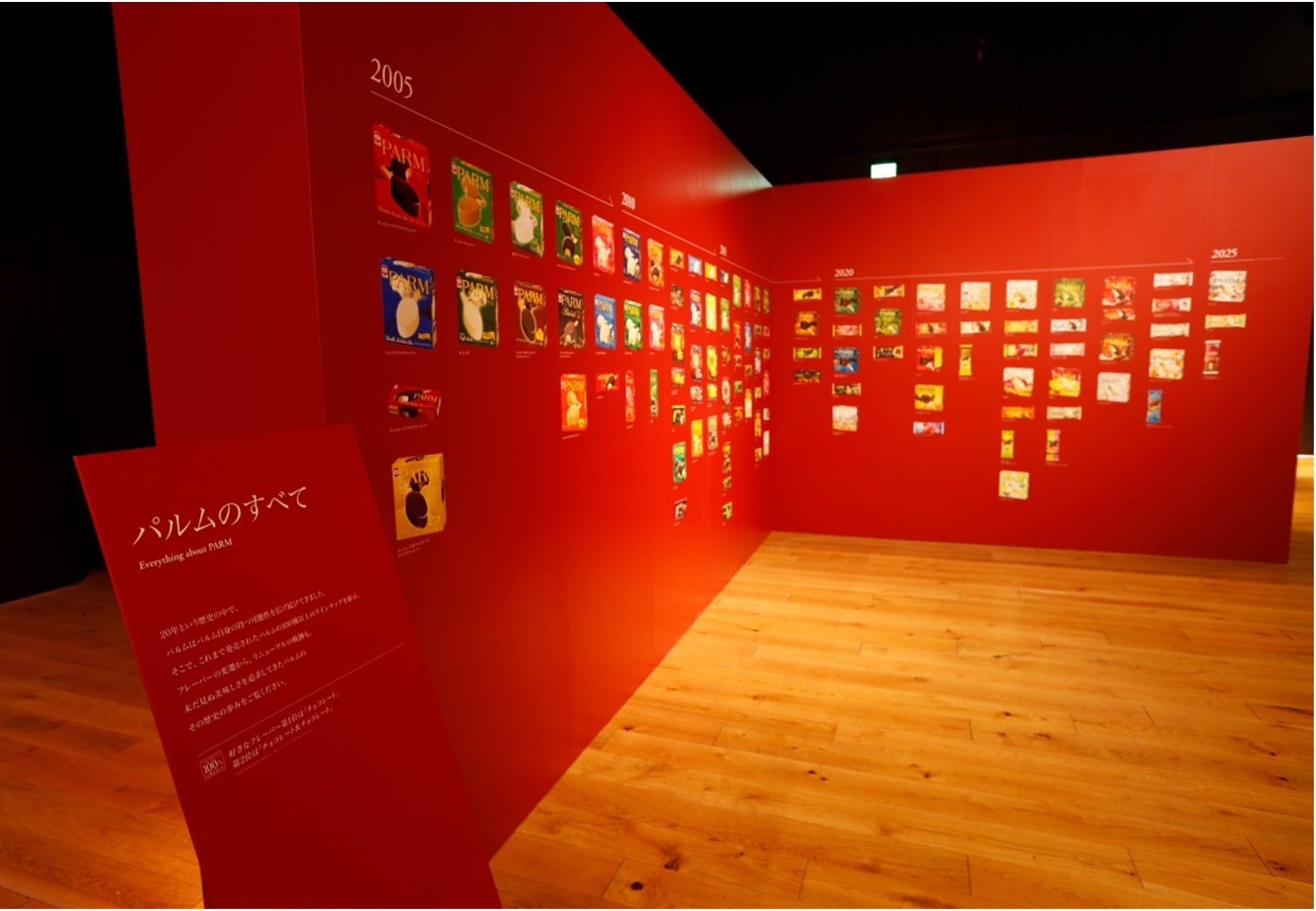 Historic PARM flavour wall