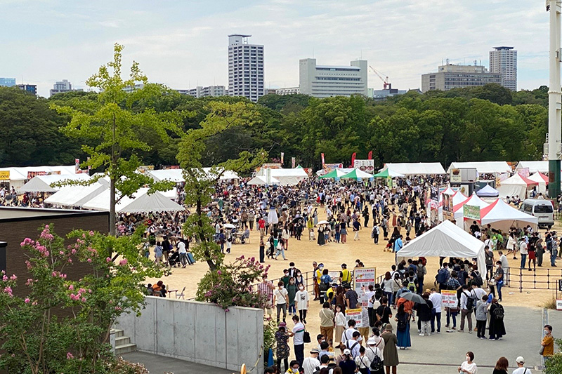 Past YATAI Fes stage at Taiyo no Hiroba