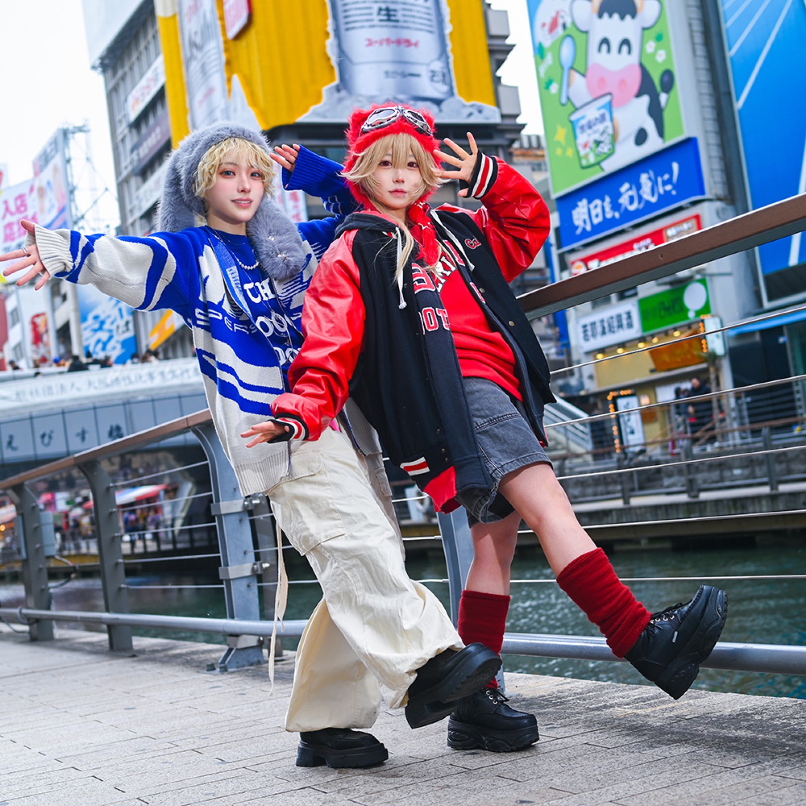 First time at acosta on the Dotonbori canal: tickets, changing rooms, extras