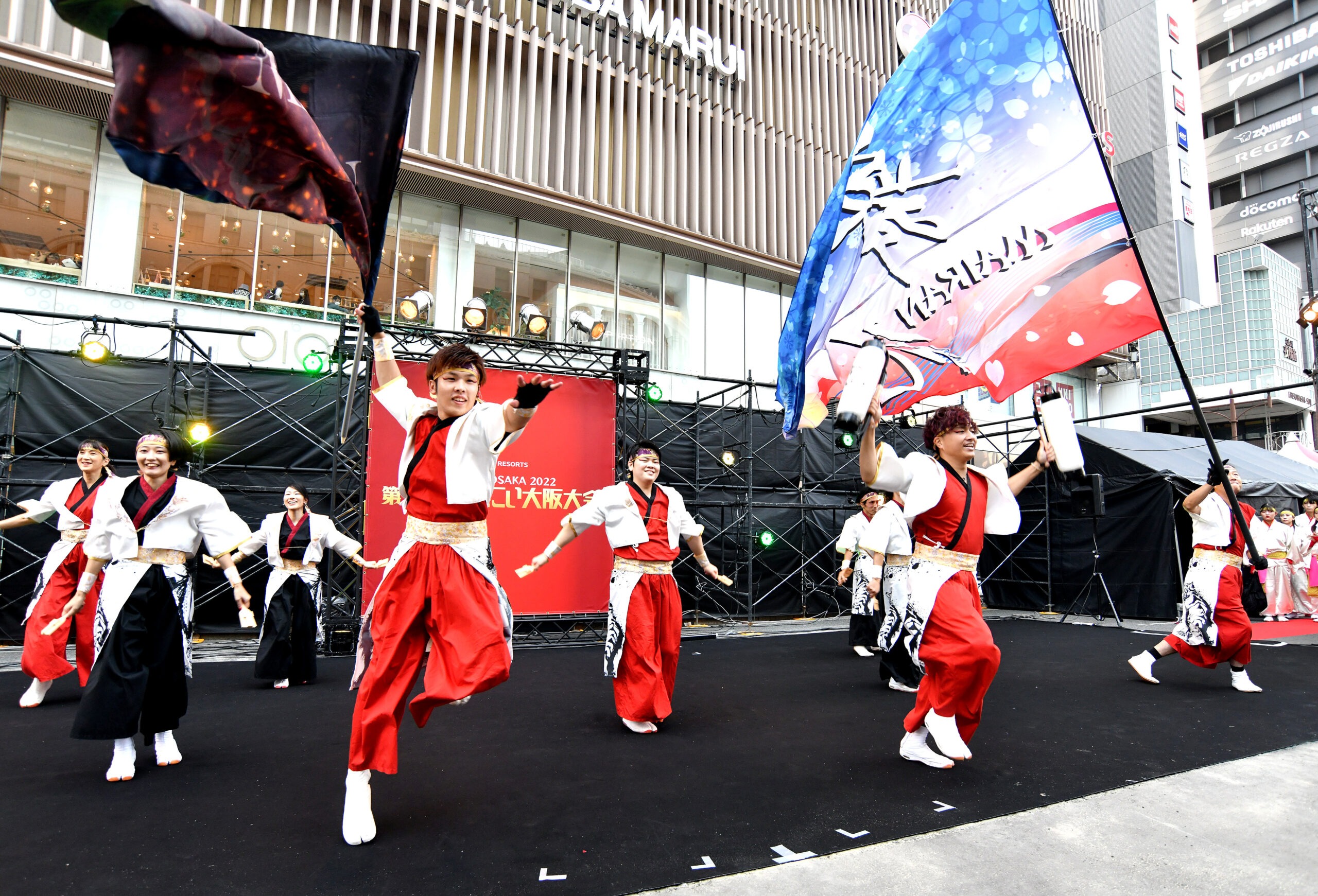Chimney Town leaves Namba Square. Minami Fes takes it for two days, 31 Oct and 1 Nov
